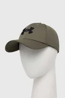 Czapki męskie - Under Armour czapka z daszkiem kolor zielony z aplikacją - miniaturka - grafika 1