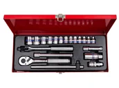 Zestawy narzędziowe - KING TONY Zestaw nasadek 3520MR, 3/8'', 6-kątne, 6-22 mm - miniaturka - grafika 1