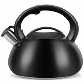 Czajniki na gaz - Elitehoff 5054 Czajnik Czarny Stalowy 3L - miniaturka - grafika 1