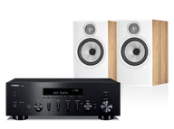 Zestawy stereo - Yamaha R-N600A (czarny) + 606 S3 (dąb) - miniaturka - grafika 1