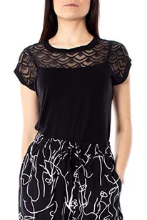 Only Kobiety Onlnicole S/S Noos Bluzka, Czarny, L - Bluzki damskie - miniaturka - grafika 1
