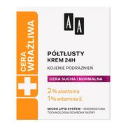 Kremy do twarzy - Oceanic AA Technologia Wieku Cera Wrażliwa Krem do twarzy Półtłusty 24H 50ml - miniaturka - grafika 1