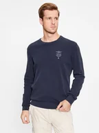 Swetry męskie - Aeronautica Militare Sweter 232MA1394L463 Granatowy Regular Fit - miniaturka - grafika 1