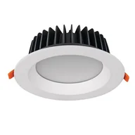 Oprawy, klosze i abażury - Lampa oprawa wpuszczana punktowa Led biała okrągła IP44 23 cm 4000K Kanlux - miniaturka - grafika 1