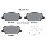 Klocki hamulcowe - Klocki hamulcowe - komplet TEXTAR 2614201 - miniaturka - grafika 1