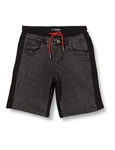 Desigual Chłopięce szorty Denim_Aguila, Czarny, 5-6 Lata - Spodenki damskie - miniaturka - grafika 1