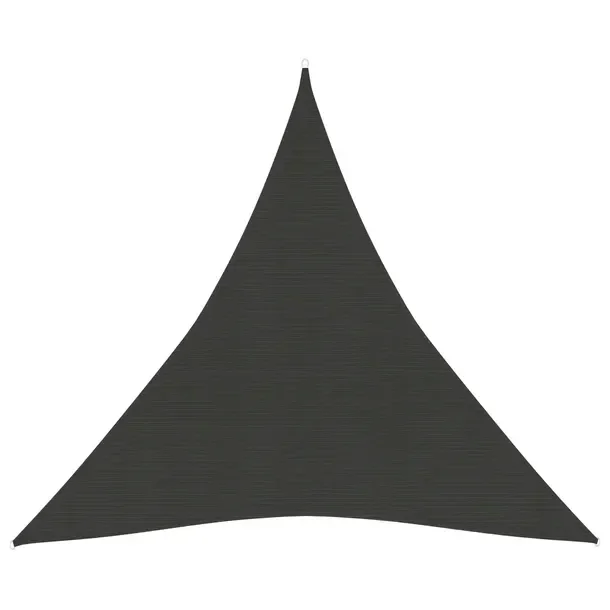 Parasol przeciwsłoneczny HDPE antracytowy 3x3 m trójkątny