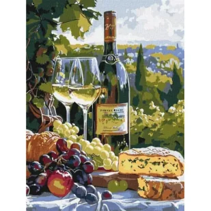 Ideyka Malowanie po numerach - Smak chardonnay 30x40cm - Malowanie po numerach - miniaturka - grafika 1