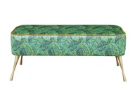 Ławki do przedpokoju - Ławka Mr. M Kontur jasny zielony - miniaturka - grafika 1