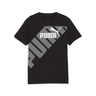 Puma Koszulka Power Graphic 67925401 - Odzież sportowa dziecięca - miniaturka - grafika 1