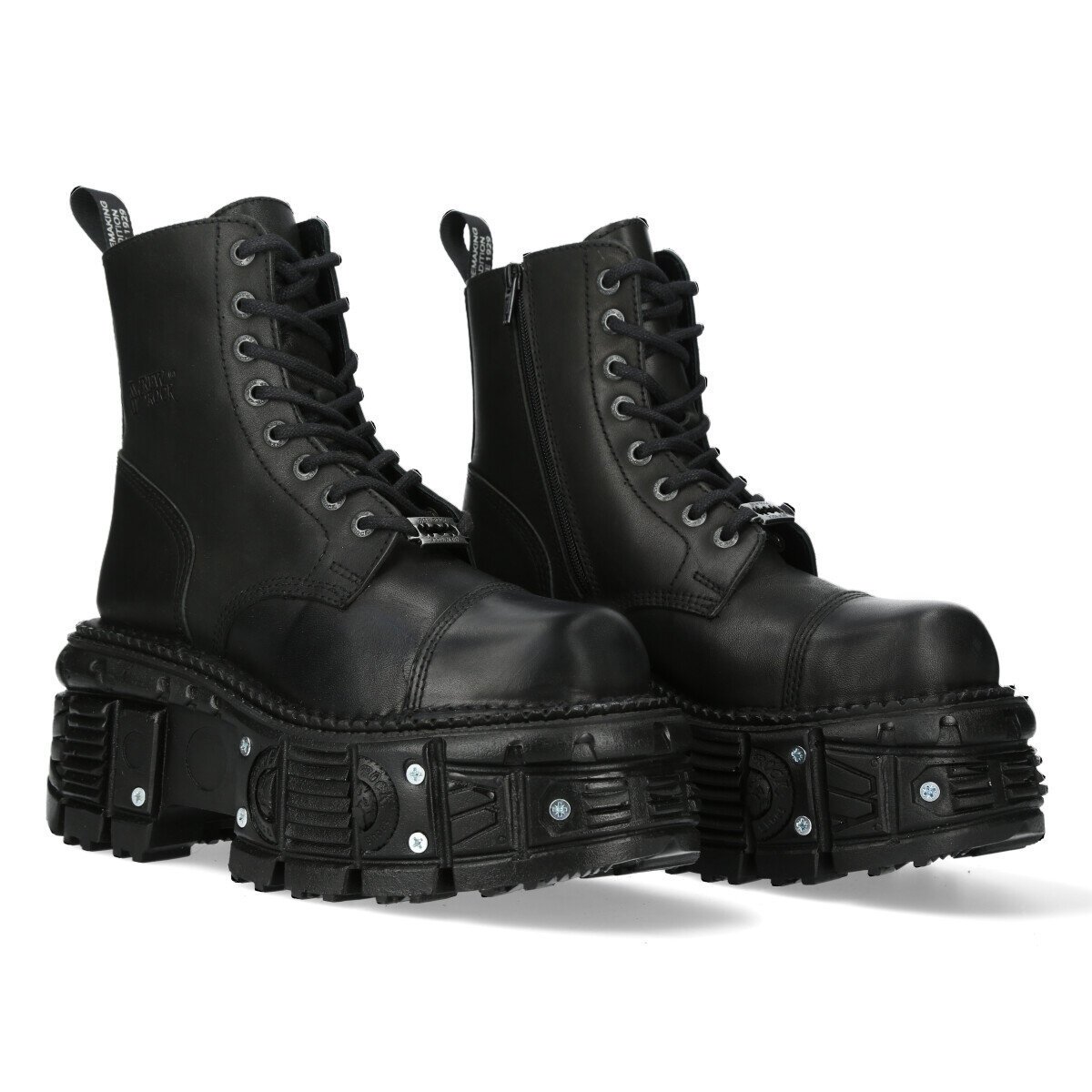 Buty New Rock Crust Negro Imperfect Tank Negro Tornillos Sin Orif Sin Tuerca [M.Tank083-C1]-39
