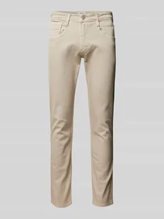 Jeansy o kroju slim fit z 5 kieszeniami model ‘ANBASS’ - Spodnie męskie - miniaturka - grafika 1