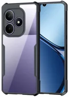 Etui i futerały do telefonów - Etui pancerne do Realme C63, przezroczysto-czarne - miniaturka - grafika 1