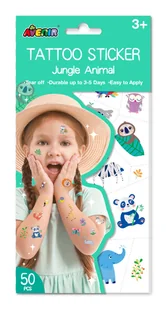 Avenir, Tatuaże dla dzieci Zwierzęta z dżungli - Prace ręczne dla dzieci Avenir, Tatuaże dla dzieci Zwierzęta z dżungli - Prace ręczne dla dzieci - miniaturka - grafika 1