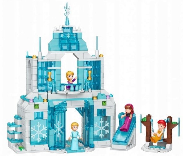Klocki Konstrukcyjne ZAMEK Księżniczki CASTLE KRAINA LODU ELZA 708 el 20056