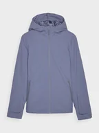 Kurtki damskie - Damska kurtka narciarska 4F 4FWAW24TTJAF572 - niebieska - miniaturka - grafika 1