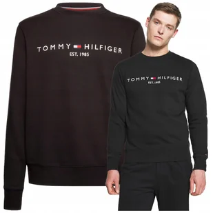 tommy hilfiger bluza meska EST 1985 bluza czarna meska PREMIUM Tommy hilfiger bluza czarna est 1985 czarna r.S - Bluzy męskie - miniaturka - grafika 1