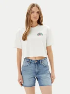 Koszulki i topy damskie - Volcom T-Shirt Alix 1 B3512505 Biały Boxy Fit - miniaturka - grafika 1