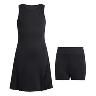 Sukienki - Sukienka dziewczęca adidas Club Tennis Dress Kids Black 170 cm - miniaturka - grafika 1