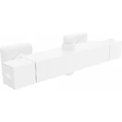 Baterie wannowe i prysznicowe - Mexen Cube termostatyczna bateria prysznicowa biała - 77250-20 - miniaturka - grafika 1