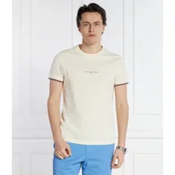 Koszulki męskie - Tommy Hilfiger T-shirt TOMMY LOGO TIPPED | Slim Fit | Regular Fit - miniaturka - grafika 1