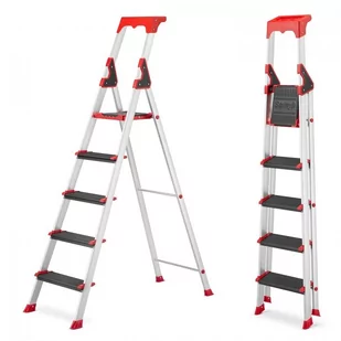 Drabina montażowa magazynowa profesjonalna HIGHER ALU 5 - Drabiny Drabina montażowa magazynowa profesjonalna HIGHER ALU 5 - Drabiny - miniaturka - grafika 1