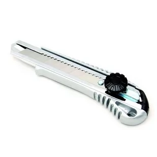 Nożyk do tapet 18mm zakręcany metalowy 1998 - Scrapbooking - miniaturka - grafika 1