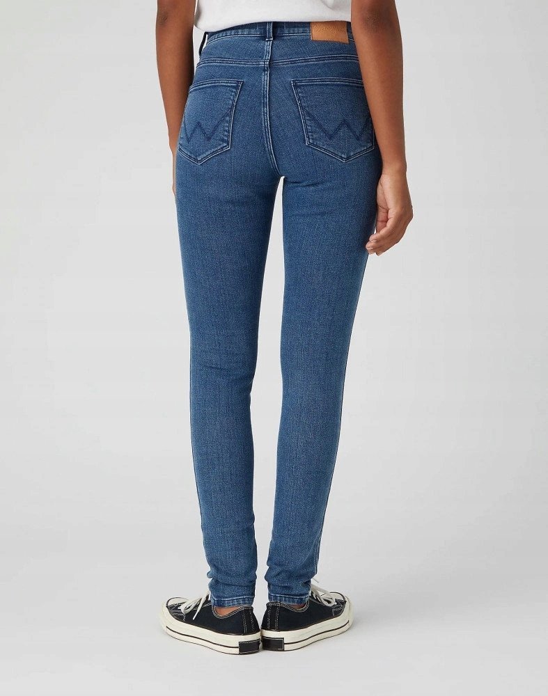 WRANGLER HIGH RISE SKINNY INDIGO SEA W27HVH40Z 25/32