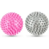 Piłki do ćwiczeń - Piłki sensoryczne do masażu Soft/Hard 2szt Gymtek - miniaturka - grafika 1