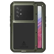 Etui i futerały do telefonów - LOVE MEI Metalowe + silikonowe hybrydowe etui do Samsung Galaxy A53 5G, odporne na upadki, odporne na wstrząsy, pyłoszczelne etui na telefon z osło... - miniaturka - grafika 1