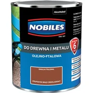 Emalie - Emalia ftalowa Ftalonal Brąz Czekoladowy półpołysk 0,7 l NOBILES - miniaturka - grafika 1