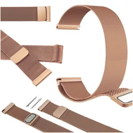 Akcesoria do zegarków - Pasek do Xiaomi Watch S3 smartwatch różowozłota opaska 22mm z teleskopami - miniaturka - grafika 1