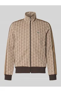 Bluza rozpinana o kroju regular fit z dodatkiem bawełny - Lacoste - Bluzy męskie - miniaturka - grafika 1