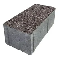 Kostki brukowe i krawężniki - Kostka brukowa prostokąt płukana 6 cm grafitowa POLBRUK - miniaturka - grafika 1