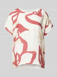 T-shirt o kroju regular fit z mieszanki wiskozy, bawełny i modalu - Koszulki i topy damskie - miniaturka - grafika 1