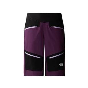Spodenki The North Face Trailjammer 0A87J0WIQ1 - fioletowo-czarne - Spodnie sportowe damskie - miniaturka - grafika 1