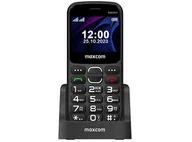 Telefony OUTLET - OUTLET Telefon komórkowy MAXCOM Comfort MM443 4G Czarny - miniaturka - grafika 1
