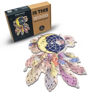 Puzzle drewniane ŁAPACZ SNÓW Dreamcatcher A3 - Puzzle - miniaturka - grafika 1