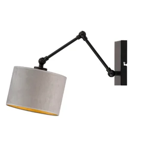 Kinkiet ścienny na wysięgniku TULON VELUR w stylu skandynawskim - Lampy ścienne - miniaturka - grafika 1