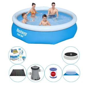 Zestaw Bestway Fast Set 305x76 cm okrągły - komfortowy pakiet na basen - Baseny ogrodowe - miniaturka - grafika 1