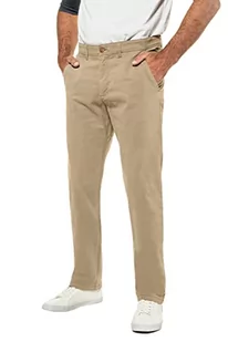 JP 1880 Męski L-8XL do 35, chino, elastyczny ściągacz, 2 kieszenie boczne, normalny obwód uda i nóg, normalny obwód stopy, 721190, Sand, 44W / 34L - Koszulki męskie - miniaturka - grafika 1