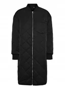 Płaszcze damskie - Vero Moda Vmnatalie Coat Noos, płaszcz damski, czarny, rozmiar XL - miniaturka - grafika 1