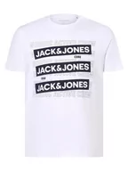 Koszulki męskie - Jack & Jones - T-shirt męski  JCOSpirit  duże rozmiary, biały - miniaturka - grafika 1