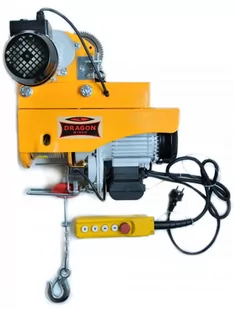 Wyciągarka uciągu pionowego w zestawie z wózkiem 230V (udźwig: 500/990 kg, wysokość podnoszenia: 12m / 6m) 55979887 - Wciągarki - miniaturka - grafika 1