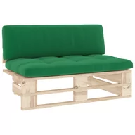 Sofy ogrodowe - vidaXL Ogrodowa sofa środkowa z palet, impregnowane drewno sosnowe - miniaturka - grafika 1