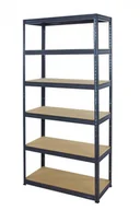 Szafy i regały magazynowe - Regał Helios magazynowy metalowy HGG_196X090X40_6_175 ilość półek 6 nośność 175 kg / Wamar-Sosenka - miniaturka - grafika 1