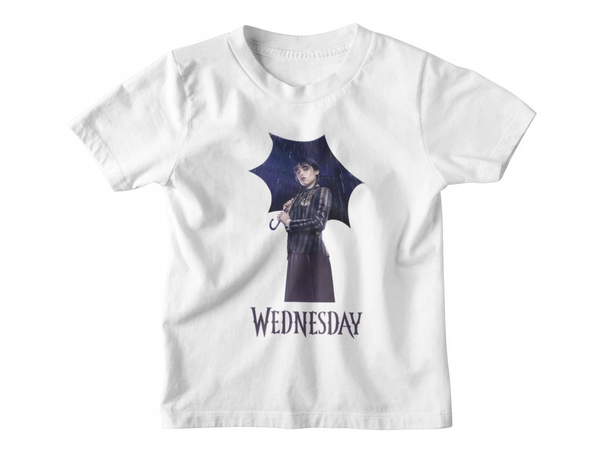 WEDNESDAY ADDAMS KOSZULKA DZIECIĘCA DZIECKA 146