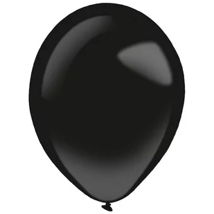 Balony lateksowe Decorator Fashion Czarne 35cm, 50 szt. - Balony i akcesoria - miniaturka - grafika 1