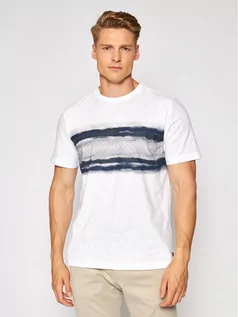 Koszulki męskie - Pierre Cardin T-Shirt 52630/000/11273 Biały Regular Fit - grafika 1
