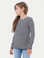 Bluzki damskie - NAME IT Bluzka 13221091 Czarny Slim Fit - miniaturka - grafika 1